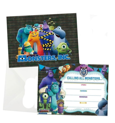 Picture of Monsters University Invitation Cards