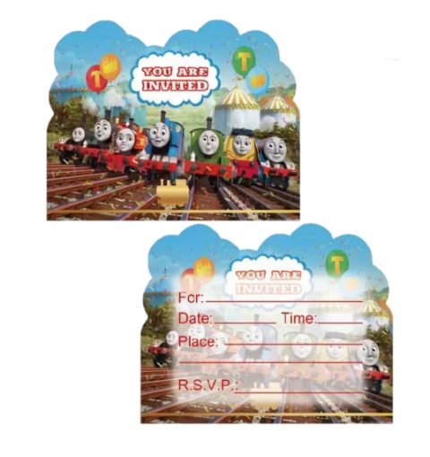 Picture of Thomas And Friends Invitation Cards