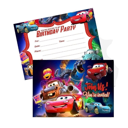 Picture of Cars Invitation Cards