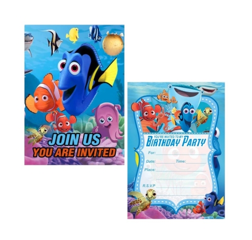 Picture of Finding Nemo Invitation Cards