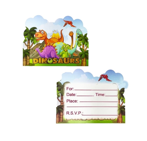 Picture of Dinosaur Invitation Cards