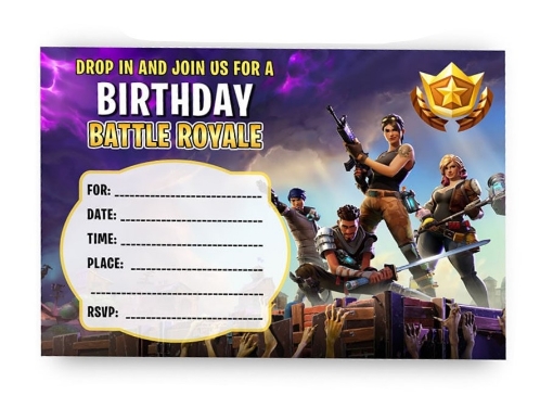 Picture of Battle Royale Invitation Cards