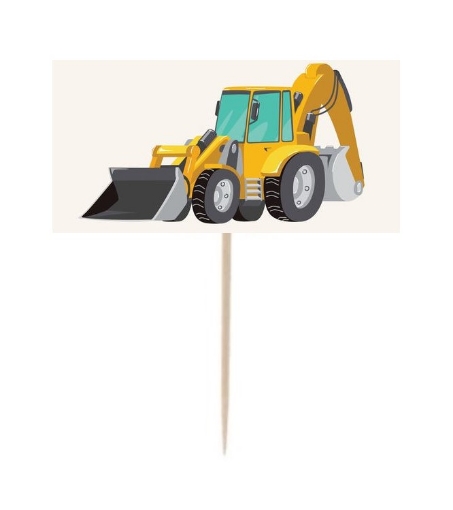 Picture of Construction Cupcake Topper