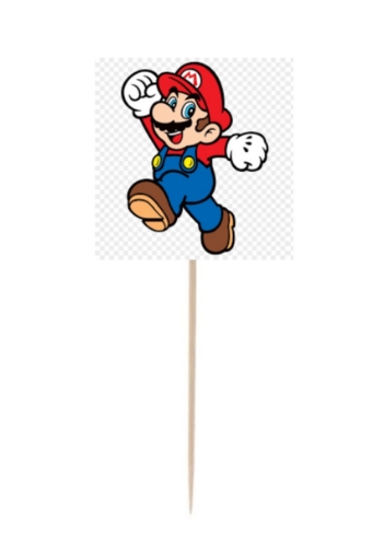 Picture of Super Mario Cupcake Topper