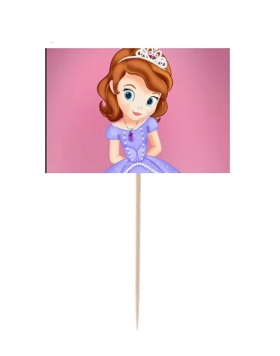 Picture of Sofia The First Cupcake Topper