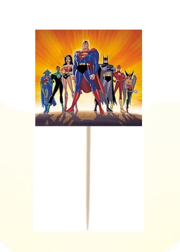Picture of Justice League Cupcake Topper