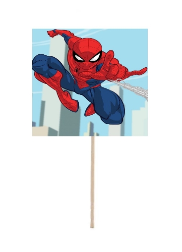 Picture of Spiderman Cupcake Topper