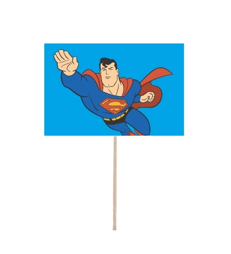 Picture of Superman Cupcake Topper