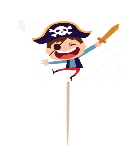 Picture of Little Pirate Cupcake Topper