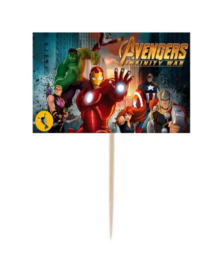 Picture of Avengers Cupcake Topper
