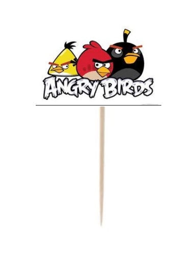 Picture of Angry Birds Cupcake Topper