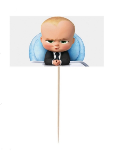 Picture of Boss Baby Cupcake Topper