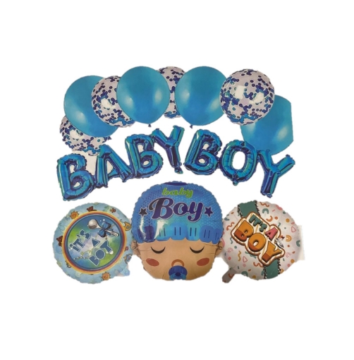 Picture of Baby Boy Balloon Garland Set