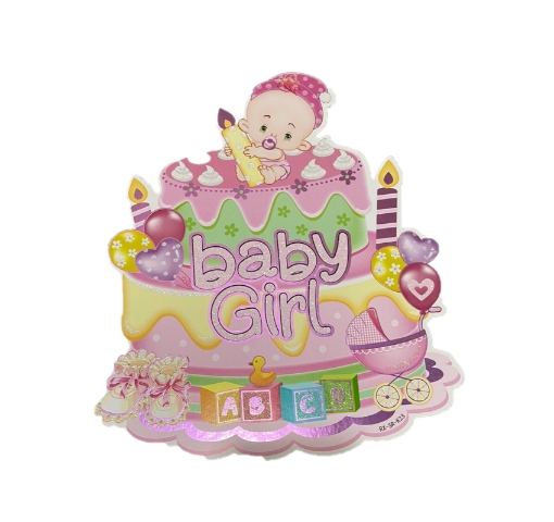 Picture of Baby Girl Hanging Banner