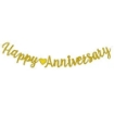 Picture of Sleek Happy Anniversary Banner