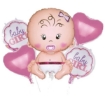 Picture of Baby Girl Balloon Bouquet 5pcs