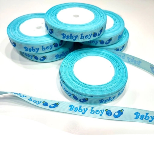Picture of Its A Boy Ribbon Decoration