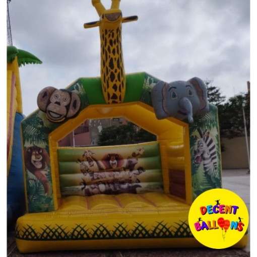 Picture of Zoo Animals Theme Bouncy Castle
