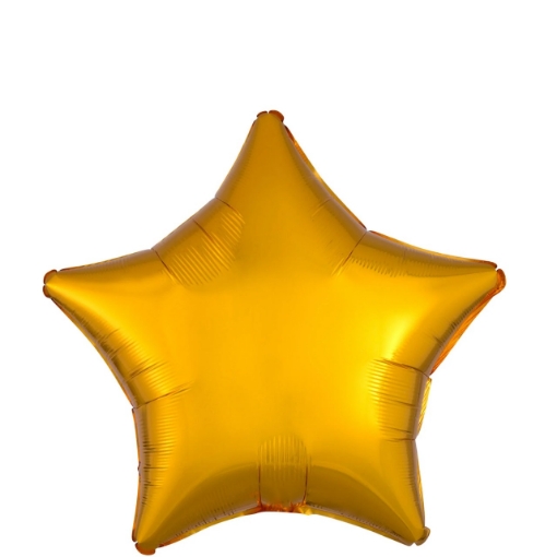 Picture of Golden Star Shape Foil Balloon 18 inch