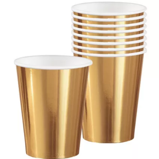 Picture of Golden Paper Cup, 10 pcs