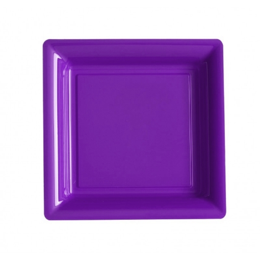 Picture of Square Purple Plates