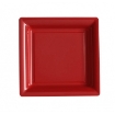 Picture of Square Red Plates 10 Pcs.