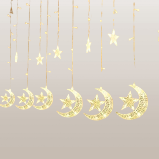 Picture of Ramadan Moon & Star String Lights