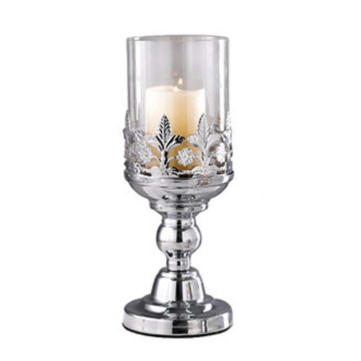 Picture of Elegant Plated Glass Candle Holder