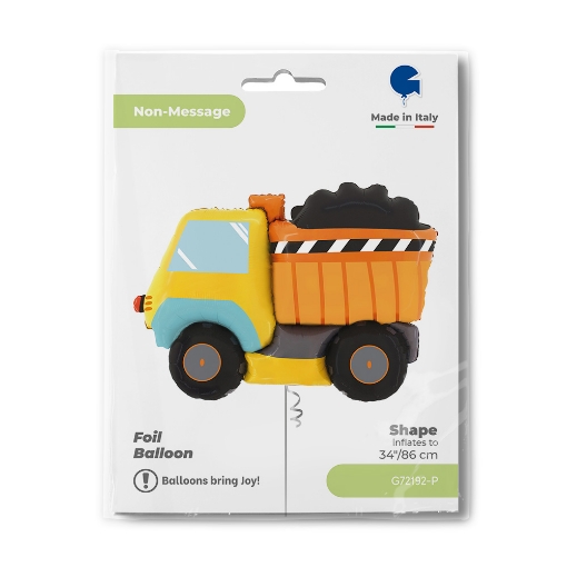 Picture of Dump Truck Foil Balloon