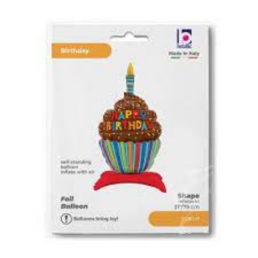 Picture of Cupcake Birthday Foil Balloon