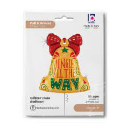 Picture of Christmas Bell Foil Balloon – Jingle All The Way