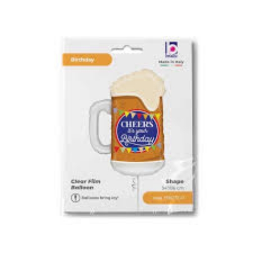 Picture of Cheers It's Your Birthday Beer Mug Foil Balloon