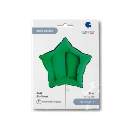Picture of Green Star Foil Balloon 