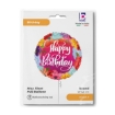 Picture of Happy Birthday Floral Foil Balloon