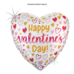 Picture of Happy Valentine's Day Glitter Holo Heart Foil Balloon