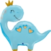 Picture of Blue Crowned Dinosaur Foil Balloon