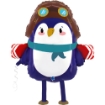Picture of Penguin Aviator Foil Balloon