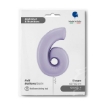 Picture of Number 6 Foil Balloon – Lilac Satin Finish