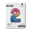 Picture of Number 2 Foil Balloon – Rainbow Holographic 