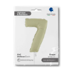 Picture of Number 7 Foil Balloon – Cream Satin Finish