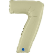 Picture of Number 7 Foil Balloon – Cream Satin Finish