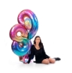 Picture of Number 8 Foil Balloon – Rainbow Holographic 