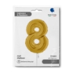 Picture of Number 8 Foil Balloon – Gold 