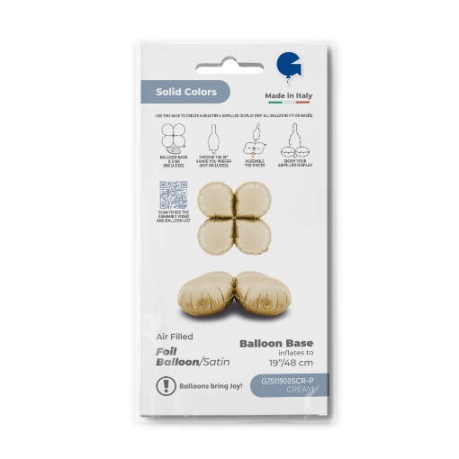 Picture of Balloon Base Kit – Cream Satin Finish (19 Inches)