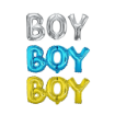 Picture of Boy Metallic Foil Letter Balloons
