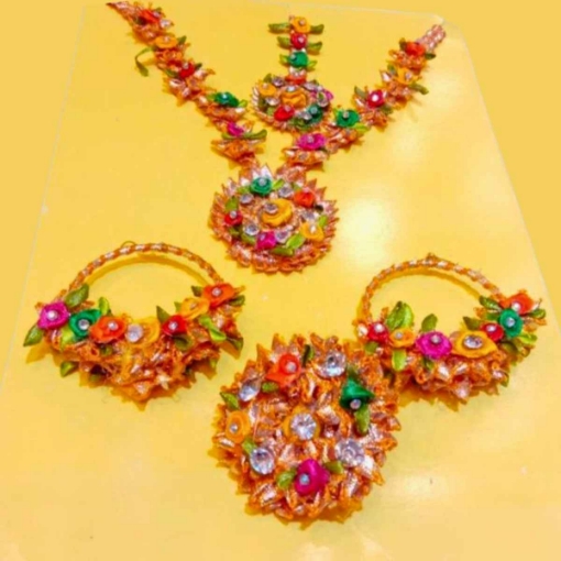 Picture of Artificial Handmade Gota Jewelry Set