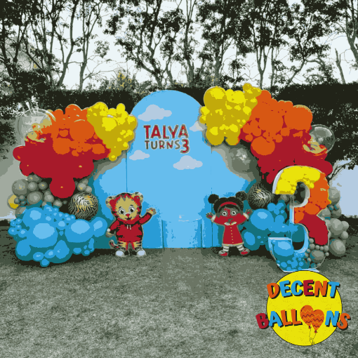 Picture of Daniel Tiger & Friends Birthday Decor – Fun & Playful Celebration Setup 