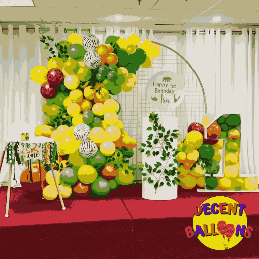 Picture of Dinosaur Adventure Birthday Decor – Fun & Vibrant Celebration Setup