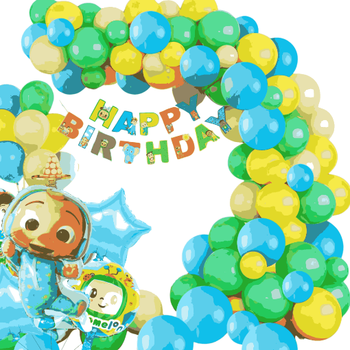 Picture of Birthday Balloon Garland Set – Fun & Colorful Party Decor