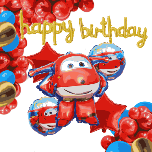 Picture of Autobot Balloon Garland Set – Fun & Colorful Birthday Decor